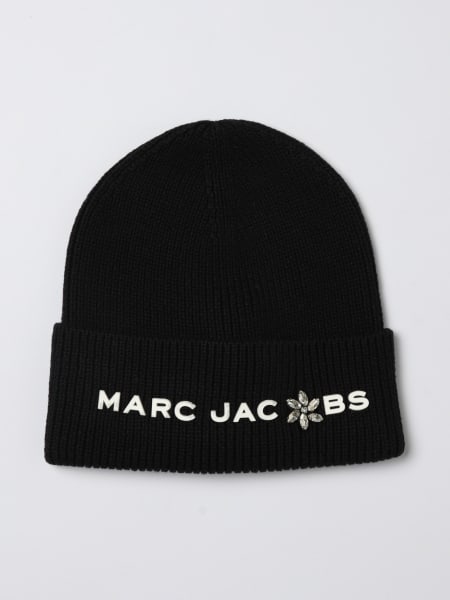 Cappello Little Marc Jacobs in cotone a coste con applicazione
