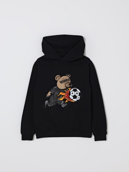 Felpa con cappuccio stampata Disclaimer