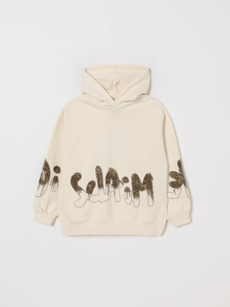 Felpa con cappuccio e logo Disclaimer