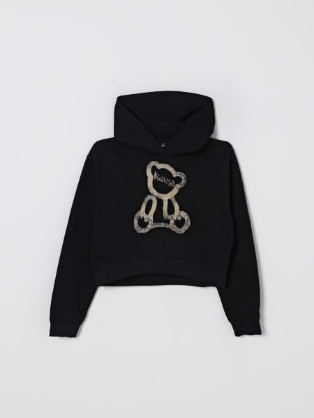 Felpa con cappuccio e logo Disclaimer