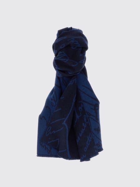 Sciarpa Scritto Berluti in lana jacquard