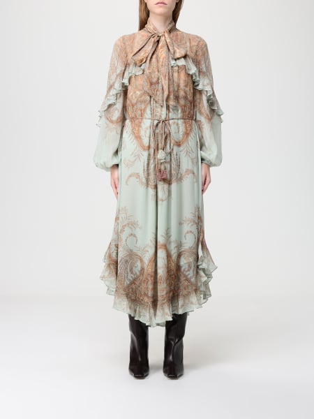 Abito chemisier Zimmermann in viscosa Paisley