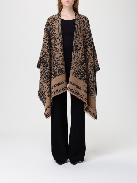 Mantella animalier con logo Liu Jo