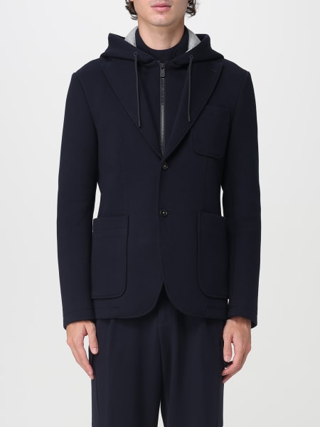 Blazer Manuel Ritz in jersey di misto cotone