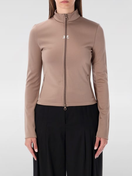 Felpa in poliestere con logo CourrÈges