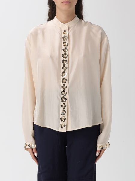 Camicia Forte Forte in seta con applicazioni