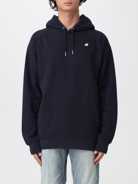 Felpa con cappuccio in cotone con logo K-way