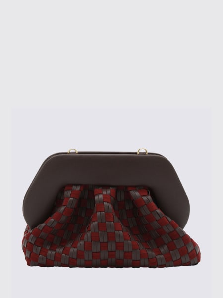 Clutch Tia Themoirè in pelle vegana intrecciata