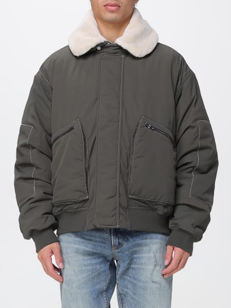Bomber Emporio Armani in nylon e shearling sintetico
