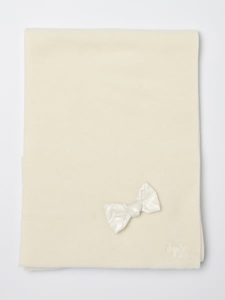 Sciarpa Il Gufo in misto viscosa con fiocco