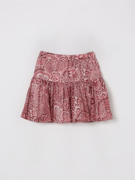 Gonna mini Etro in cotone con stampa Paisley