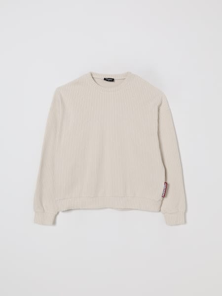 Pullover girocollo Dsquared2 in maglia di cotone