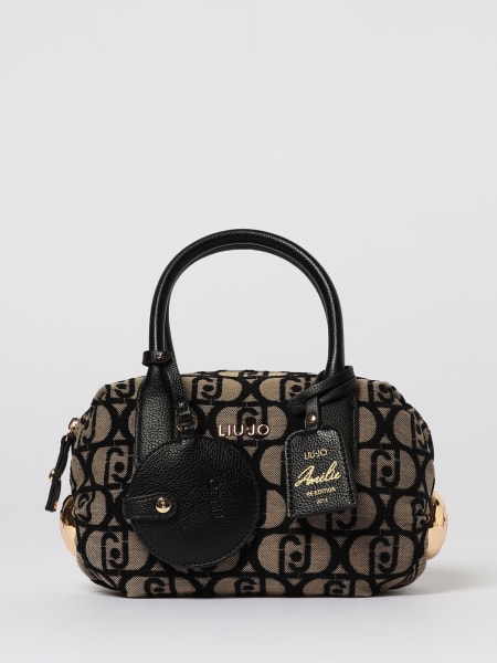 Borsa Liu Jo in canvas con monogram jacquard