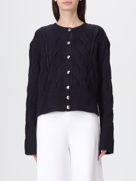 Cardigan a girocollo in lana a trecce Liu Jo