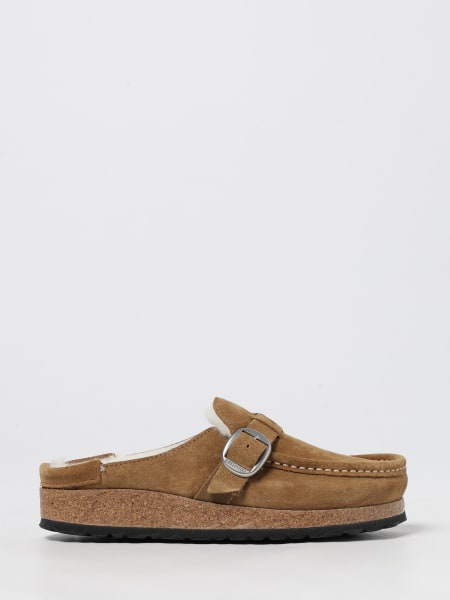 Sabot Buckley Birkenstock in camoscio