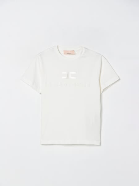 T-shirt in cotone con logo Elisabetta Franchi La Mia Bambina