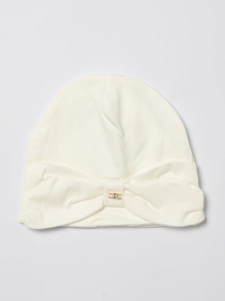 Cappello Elisabetta Franchi La Mia Bambina in cotone con fiocco