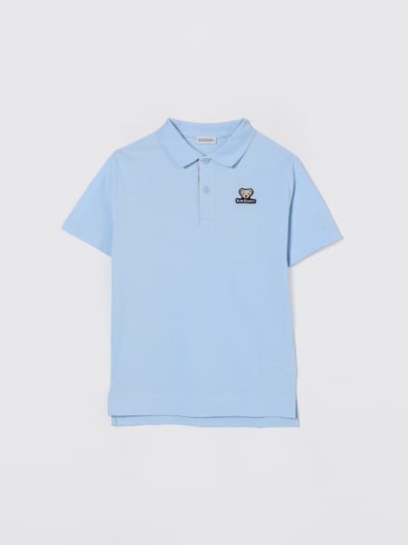 Polo in cotone Teddy Burberry