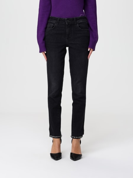 Jeans cropped Liu Jo in denim di cotone