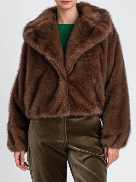 Fur coat woman Twinset