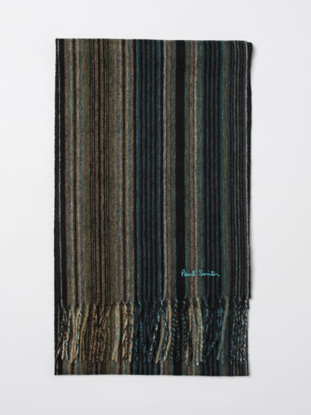 Sciarpa Paul Smith in lana a righe multicolor
