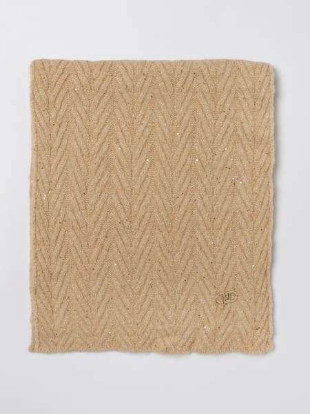 Sciarpa Liu Jo in maglia chevron con paillettes ricamate