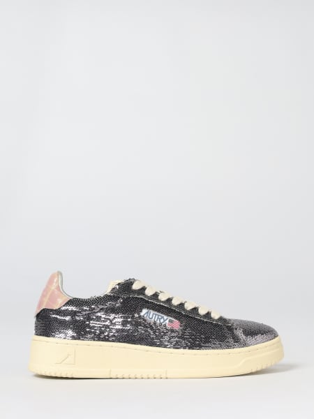 Sneakers Dallas Autry in paillettes e pelle