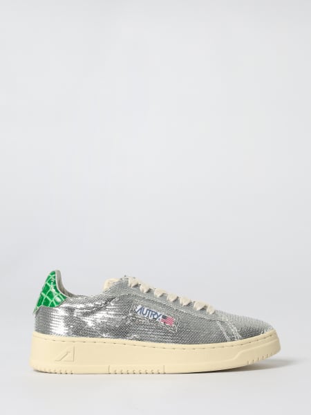 Sneakers Dallas Autry in paillettes e pelle