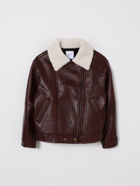 Giubbotto bimba effetto vernice Pinko