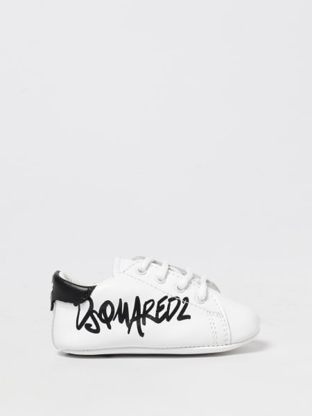 Sneakers Dsquared2 in pelle con stampa logo