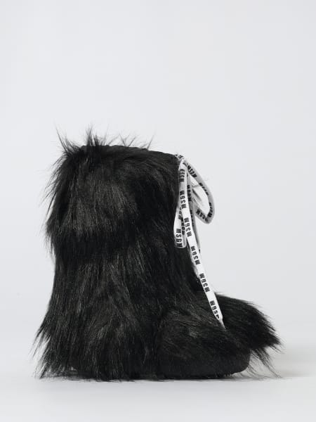 Stivaletto MSGM Kids in pelliccia sintetica