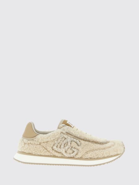 Sneakers DG Cushion Dolce & Gabbana in shearling