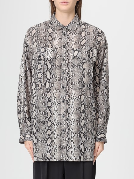 Camicia Michael Kors con stampa effetto pelle di serpente