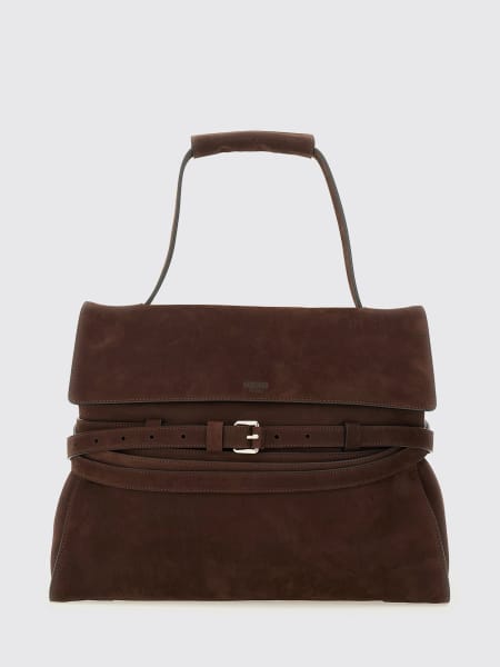 Borsa Tie Me Moschino Couture in camoscio