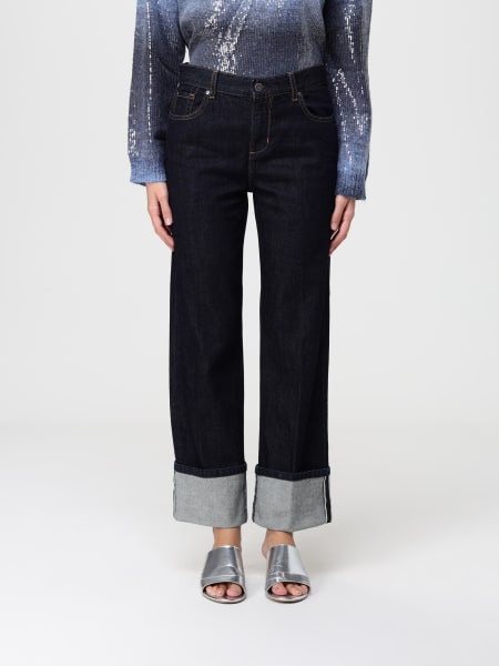 Jeans cropped Liu Jo in denim di cotone