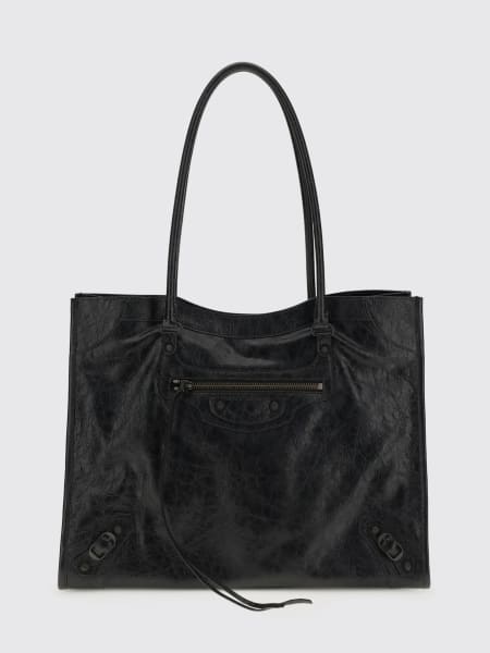 Borsa Tote Le City Medium Balenciaga in pelle Arena