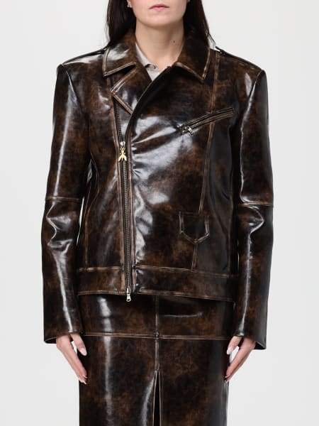 Patrizia Pepe synthetic leather biker