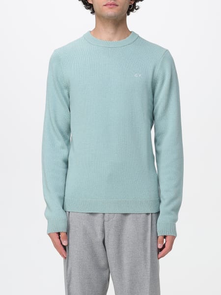 Maglia a girocollo basic con logo SUN68