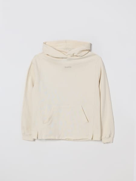 Felpa con cappuccio in cotone con logo Disclaimer