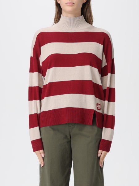 Maglia a dolcevita in misto lana a righe Liu Jo