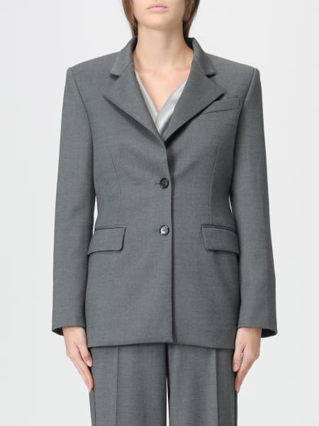 Blazer a monopetto in misto lana Pinko