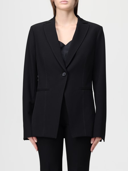 Blazer a monopetto in misto viscosa Pinko