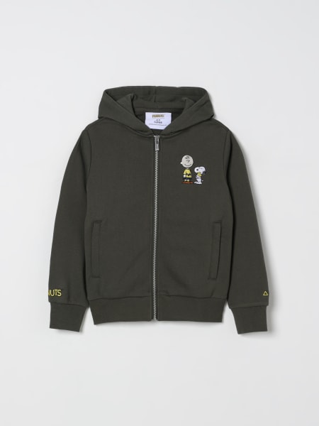 Felpa con cappuccio e zip Peanuts x SUN68