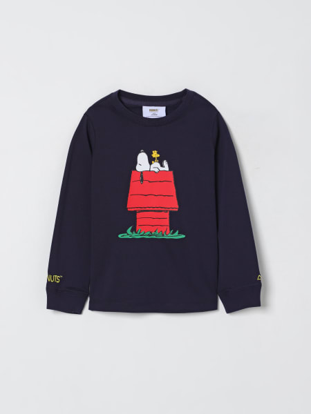 T-shirt in cotone con stampa grafica Snoopy SUN68