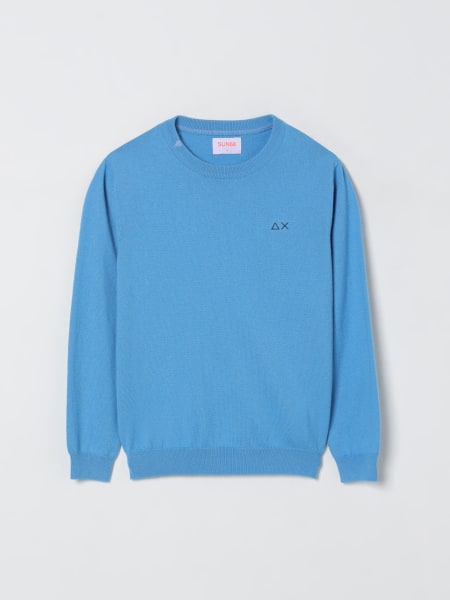 Maglia a girocollo basic SUN68 in cotone e lana