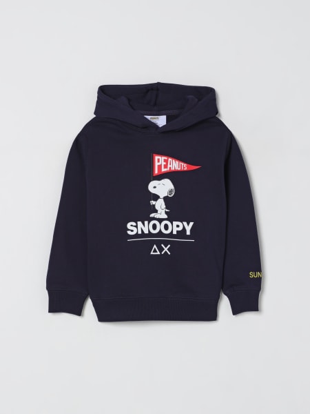 Felpa con cappuccio Peanuts x SUN6 in cotone