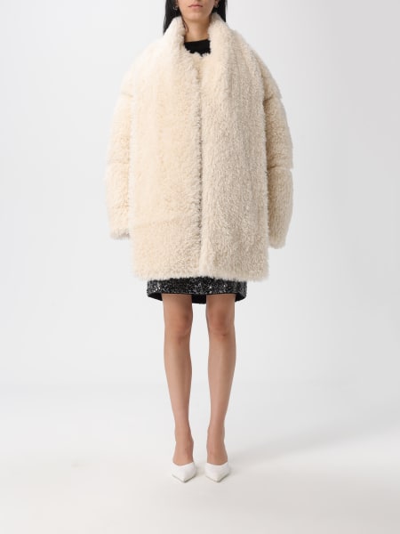 Fur coat woman Karl Lagerfeld