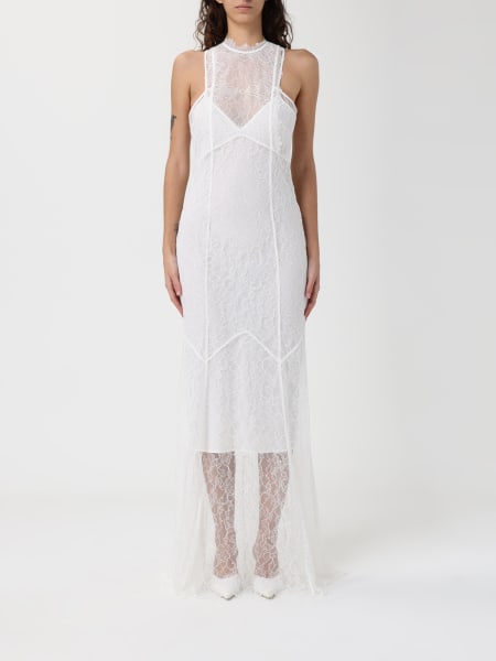 Abito lungo Twinset in pizzo