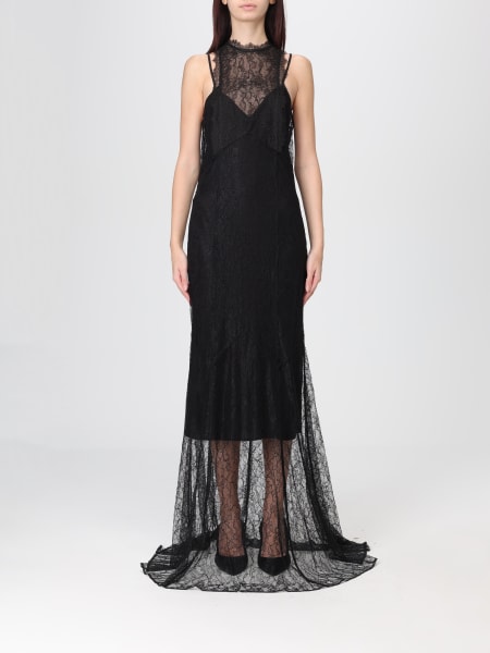 Abito lungo Twinset in pizzo