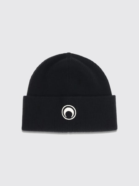 Cappello Crescent Moon Marine Serre in lana a coste